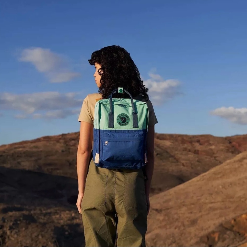 Fjallraven Kanken Art Mini Backpack - Coast Line/Sky NWT limited edition - Picture 1 of 15